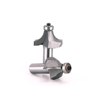 Tungstène cnc routeur pour le bois de coupe droite fraise 45 degrés angle affleurant toupie avec roulement
