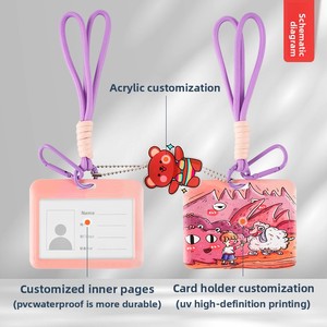 Porta Badge con Cordino per Infermieri Uhoo, Modello 6056 in Plastica ABS, Colore e Logo Personalizzabili, Design Professionale - Product Image 5