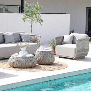 Divano esterno in Rattan Villa all'<span class=keywords><strong>aperto</strong></span> con <span class=keywords><strong>balcone</strong></span> all'<span class=keywords><strong>aperto</strong></span> impermeabile e prendisole e prendisole in famiglia tessuto divano in Rattan per il tempo libero - Product Image 2