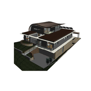 Kết cấu thép cường độ cao Cửa hàng dịch vụ xe hơi lối vào khách sạn nhà cá nhân xây dựng trung tâm giải trí triển lãm nhỏ - Product Image 4