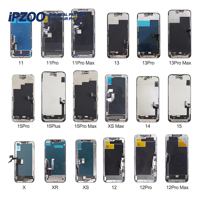 Phone Screen Wholesale for iPhone XR X Xs Max Lcd Screen for iPhone 11 12 13 15 14 16 Pro Max Display Pantalla for iPhone Screen