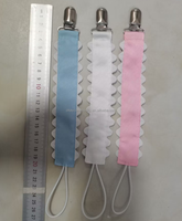 Chaînes de sucettes personnalisées avec logo imprimé, en ruban de polyester solide, avec design Rac Ric, pour bébés garçons et filles, cadeau