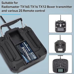 7,4 В 2S 5000mah 37wh Lipo батарея для радиомастера TX16S TX18S пульт дистанционного управления JST Plug - Product Image 2