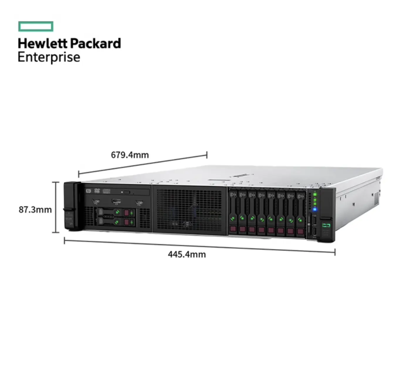 Servidor de nivel empresarial 32GB de memoria Intel Xeon 4210R HPE DL380 Gen10 2U servidor en rack