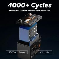Baterai LiTime 12V 100Ah Group24 LiFePO4 dengan Bluetooth dan Proteksi Suhu Rendah untuk RV, Motor Trolling Kapal, dan Sistem Tenaga Surya