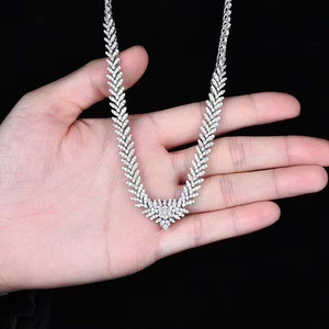 Dossgarit — collier avec pendentif <span class=keywords><strong>en</strong></span> diamant <span class=keywords><strong>blanc</strong></span> naturel, bijoux <span class=keywords><strong>de</strong></span> fête <span class=keywords><strong>de</strong></span> luxe, ras du <span class=keywords><strong>cou</strong></span>, <span class=keywords><strong>en</strong></span> <span class=keywords><strong>or</strong></span> 18 carats, 7ct, prix d'usine - Product Image 6