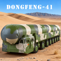 1/72 DF-41 Missile balistique intercontinental bricolage Kit de modèle militaire enfants Missile camion lanceur blindage véhicules blocs de construction