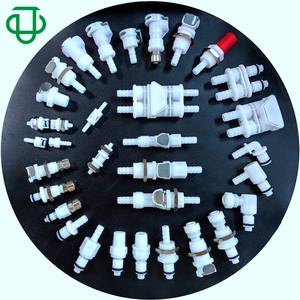 Acetal selang ID plastik berduri, konektor tekan cepat CPC 1/8 inci 1/4 5/16 inci 3/8 inci selang ID berduri dengan katup cek