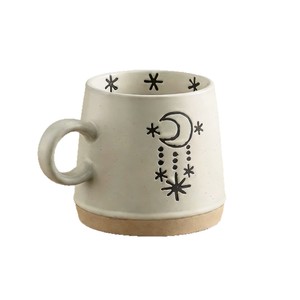 Ceramic Breakfast Oatmeal Rough Pottery Mug Ins Retro Literary Couple Nostalgic Coffee Cup Home Use - Product Image 3