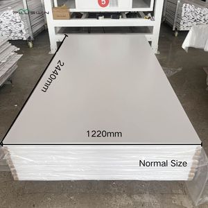 Pannello in Schiuma PVC Bianco Pluswin Personalizzato, Impermeabile e Resistente al Fuoco, Ecologico, per Armadietti, Spessore 1-30mm, 1220x2440mm - Product Image 2