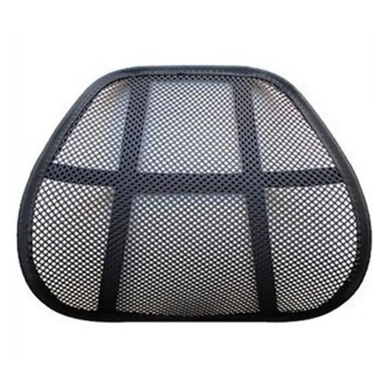 Car Seat Office Chair Massage Terug Lendensteun Mesh Ventileren Kussen Black Mesh Terug Lendensteun