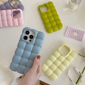 เคสโทรศัพท์สีมาการองลายตาราง3D น่ารักสไตล์เกาหลีสำหรับ <span class=keywords><strong>iPhone</strong></span> 16 15 14 PRO MAX 11เคสกันกระแทก TPU - Product Image 3