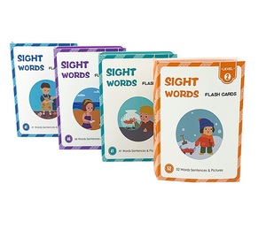 Cartes de visite <span class=keywords><strong>en</strong></span> PVC personnalisées OEM, cartes éducatives pour enfants, cartes flash, <span class=keywords><strong>carton</strong></span> offset recto-verso, outil d'apprentissage ludique - Product Image 4