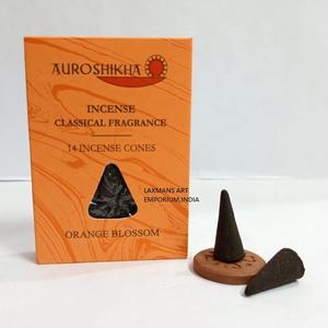 Offre Spéciale de cônes d'encens parfumés de fleurs d'oranger de marque Auroshikha fournisseur en gros de l'Inde. - Product Image 2
