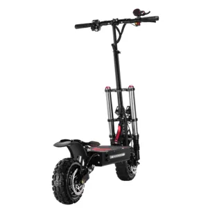 Scooter électrique tout-terrain 60 V 38Ah 2800w 50 km/h, adapté aux adultes, trottinette à pied adulte avec compétition