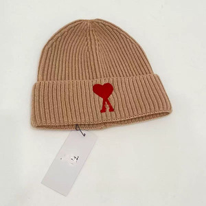 Heart-Art thêu Cuff Chất lượng cao thời tiết lạnh thiết kế logo mũ cho nam giới và phụ nữ Mùa Thu/Mùa Đông du lịch phụ kiện - Product Image 5