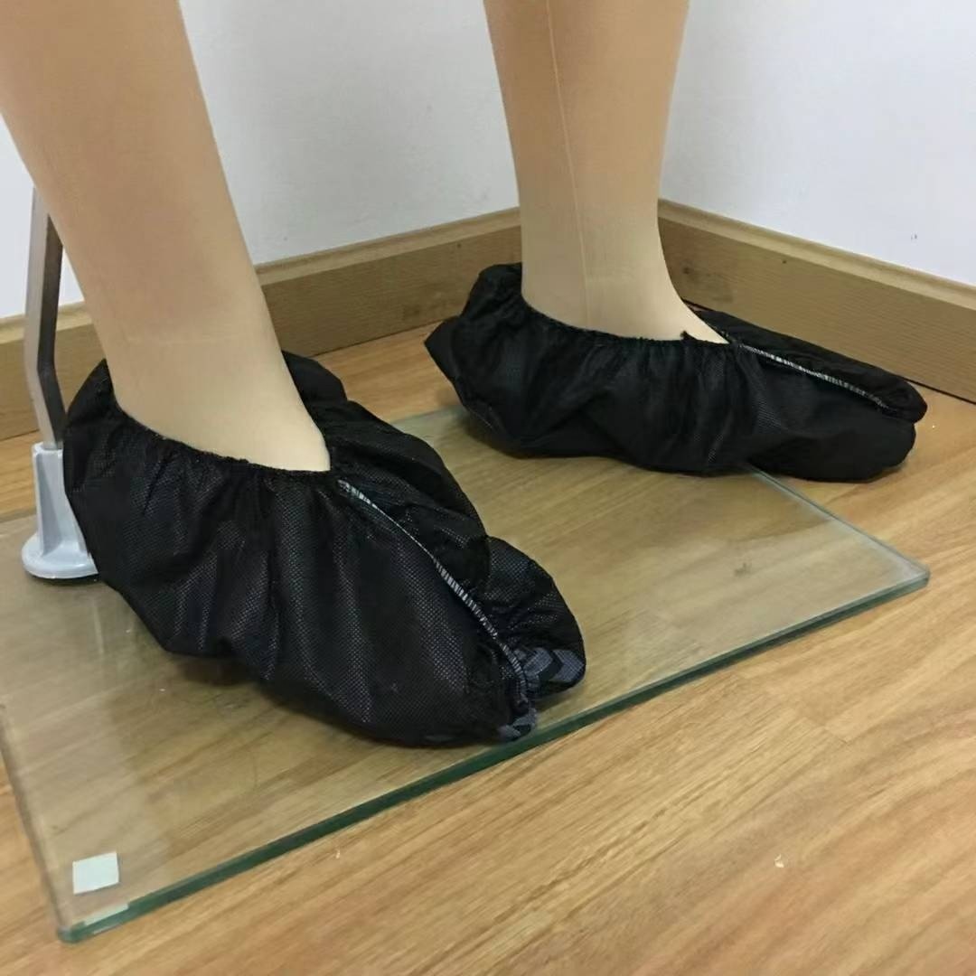 Пластиковые противопылевые накладки на ножки СИЗ, расходные материалы, противоскользящие защитные одноразовые колпачки и бахилы, Нескользящие