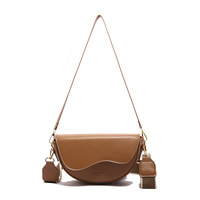 Sacs à main de luxe personnalisés avec logo, larges bandoulières, 2 sangles, 4 couleurs, sacs à bandoulière pour femmes
