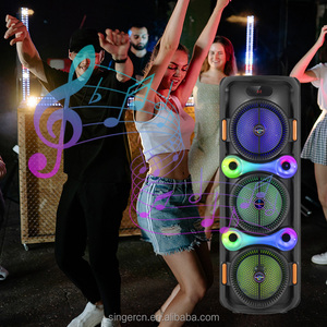 ลำโพงบลูทูธพกพา CH-8306 สำหรับใช้งานกลางแจ้ง ไฟ RGB LED สำหรับงานปาร์ตี้ ใช้พลังงานแบตเตอรี่ เหมาะสำหรับใช้ในบ้าน งานปาร์ตี้ 3 ที่นั่ง ระบบเสียงสำหรับงานปาร์ตี้ เชื่อมต่อโทรศัพท์มือถือ - Product Image 6