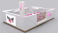 M2 Display Design d'intérieur pour magasin de manucure, mobilier sur mesure pour boutique de cosmétiques, vitrine, kiosque à ongles, salon de manucure, conception de magasin de manucure