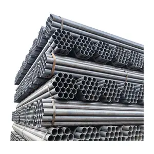 Dairesel içi boş bölümlerin fabrika fiyatı ASTM A53 ayak başına 6 inç ince duvar çelik boru