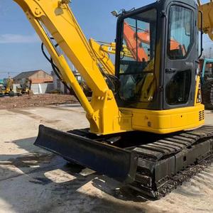 Mini-excavatrice sur chenilles Komatsu PC55MR d'occasion, 5,5 tonnes, godet de 0,2 m³, marque japonaise d'origine, faible nombre d'heures de fonctionnement - Product Image 4