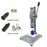 Machine de capsulage pneumatique portative pour flacons pulvérisateurs, outil de sertissage de bouchons de tambour pour parfums et huiles essentielles