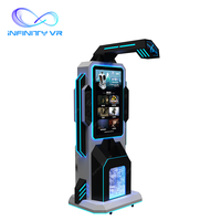 InfinityVR-Máquina de disparos con soporte Vr 9D para 1 jugador, juego de realidad virtual para interiores, simulador de Arcade con auriculares Vr