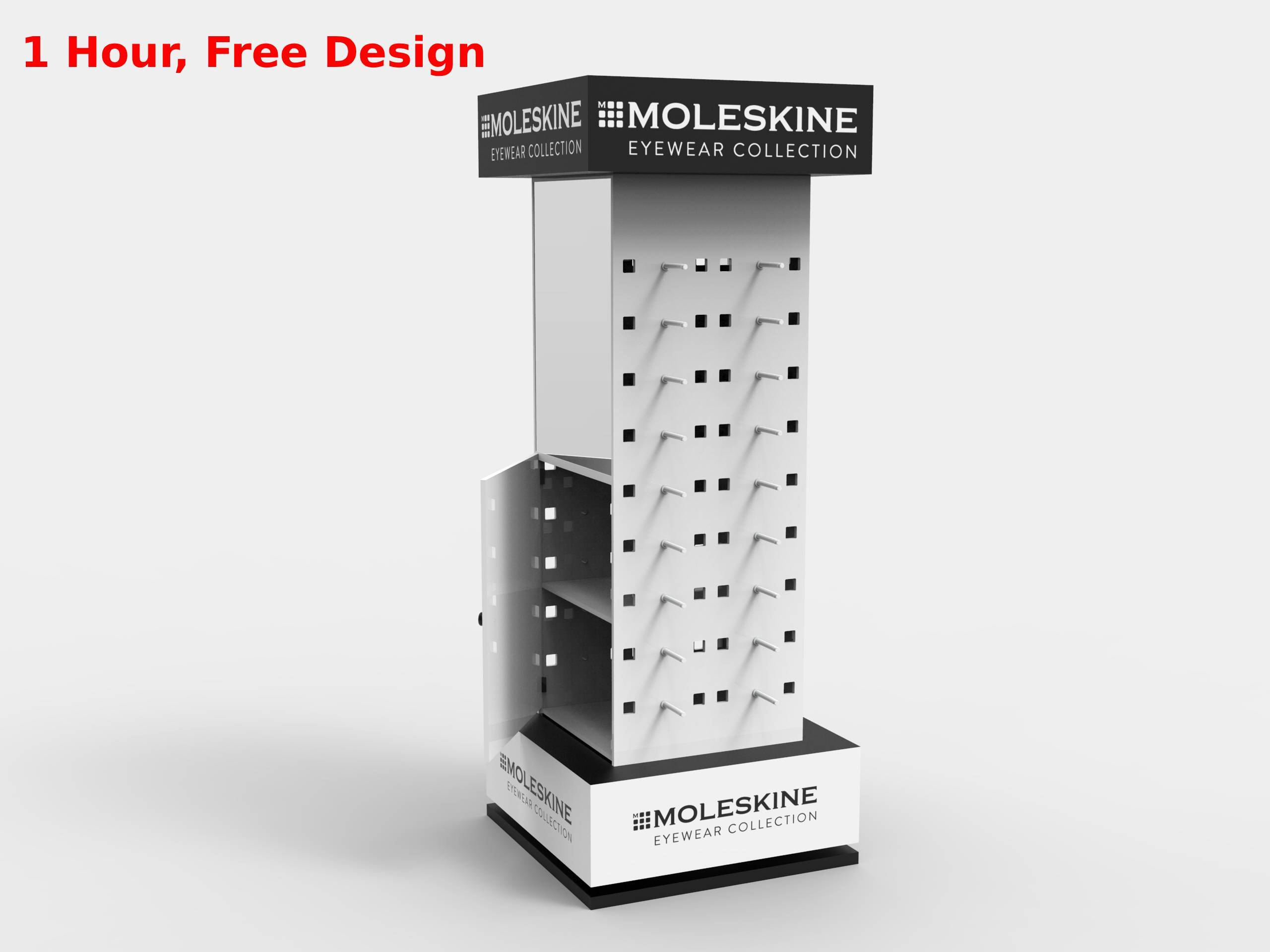 Custom Wood Eyewear Display Rack Multi – Functional Eyeglass & Sunglasses Display Stand for Retail Store — view 3