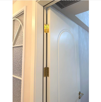Puerta de Madera Sólida Personalizada para Dormitorio, Textura Natural, Artesanía Duradera para Renovación de Apartamentos, Villas y Hoteles