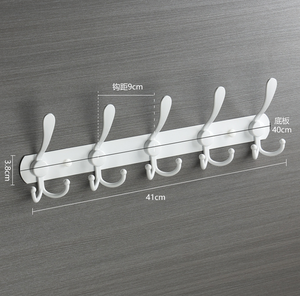 Crochet mural élégant en métal de haute qualité plaqué argent pour la maison, la gestion de robe d'hôtel, la vente en gros à bas prix pour la salle de bain et la cuisine - Product Image 4