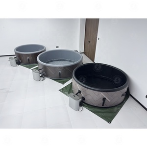 Piscine de nage extérieure pour 4 personnes, <span class=keywords><strong>spa</strong></span> de haute qualité avec hydrothérapie et massage, bain à remous pour la maison - Product Image 2
