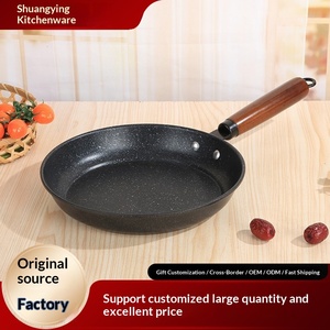 Poêle à frire antiadhésive <span class=keywords><strong>en</strong></span> acier et <span class=keywords><strong>pierre</strong></span> Maifan pour cuisinière à induction et cuisinière à gaz, style coré<span class=keywords><strong>en</strong></span>, pour usage domestique, vente <span class=keywords><strong>en</strong></span> gros - Product Image 2