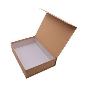 Emballage en carton pliable de luxe en carton dans une boîte en papier kraft rigide avec logo personnalisé Boîtes cadeaux pour fermer Mag - Product Image 4