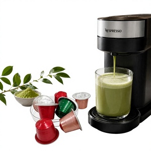 Capsules de Matcha Cérémoniel Haut de Gamme Compatibles avec les Machines Nespresso – Thé Vert Bio Sain en Vrac - Product Image 1