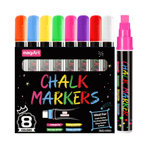 Commercio all'ingrosso OEM pennarelli di gesso <span class=keywords><strong>bianco</strong></span> 30 colori vivaci Jumbo liquido penna di gesso pennarelli di gesso all'aperto <span class=keywords><strong>per</strong></span> <span class=keywords><strong>lavagna</strong></span> vetro della finestra - Product Image 1