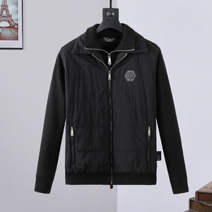 Giacca Casual da Uomo Plein con Cappuccio, Stile Semplice, Design con Cerniera, Calda - Product Image 1