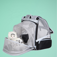 Sac de voyage pour animaux de compagnie avec doublure amovible pour un nettoyage facile, sac de voyage extensible pour animaux de compagnie disponible en plusieurs couleurs