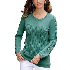 Nouvel Arrivage Pull-over Uni 100% Coton pour Femme, Décontracté Hiver, Bouton Unique sur le Devant, 240 GSM, Personnalisable, Respirant - Product Image 6