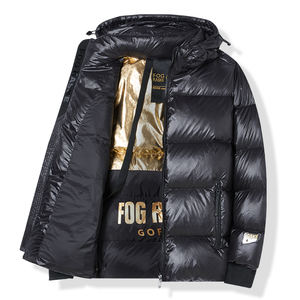 Nueva Chaqueta Acolchada de Algodón para Hombre y Mujer, Color Negro y Dorado, Gruesa, para Invierno, Ropa de Pareja, para Otoño y Moda - Product Image 3