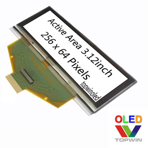 Topwin 3.12'' 3.12inch 3.2 inch I2C 4-wire SPI parallel interface 30 pin 256x64 <strong>dots</strong> yellow oled screen <strong>display</strong> UG-5664ASYEF07 - Product Image 2