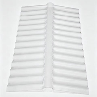 Tôle de polycarbonate ondulée transparente PC pour toiture de bâtiment