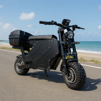 Scooter électrique puissant Molo 5 10000w 72v 15000w Moteur double Batterie amovible 50ah Scooter électrique tout-terrain assis 2026