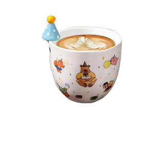 Taza de Cerámica <span class=keywords><strong>Kawaii</strong></span>, Linda y Ecológica, con Diseño Creativo de Dibujos Animados, para <span class=keywords><strong>Café</strong></span>, Té, Recuerdo para Bodas y Cumpleaños - Product Image 5