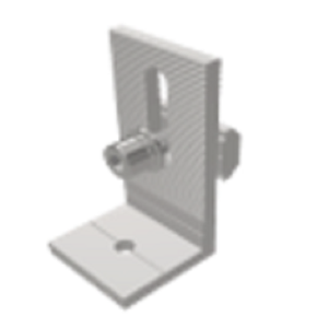 Matériel A6005-T6 VNTECH GLOBAL Accessoires de montage de panneaux solaires à anode blanche givrée du Vietnam - Product Image 2