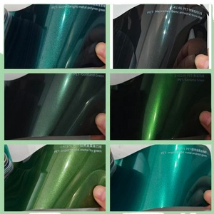Factory Wholesale 1.52*17M Ultra Bright Metallic Green Car Vinyl Wrap Roll, Air Bubble Free, Custom Automotive Film - Product Image 4