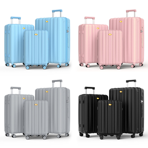 กระเป๋าเดินทาง MGOB สีพาสเทลแบบแข็ง มีสินค้าในสต็อก - กระเป๋าเดินทางน้ำหนักเบาทำจาก PC พร้อมล้อหมุนได้ มีหลายขนาดให้เลือก - Product Image 3