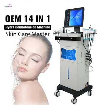 14 In1 Hydra Dermabrasion Facial Machine Diamond Dermabrasion Skin Care Face Cleaning Hydra Microdermabrasion Facial Machine