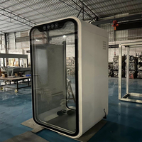 Cabina de Trabajo Insonorizada Portátil, Cabina de Reuniones de Oficina, Cabina Telefónica para Grabación, Reducción de Ruido, Precio de Fábrica