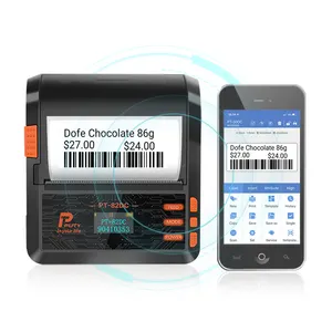 PT-82DC 80mm handheld small thermal printer machine supplier Android and IOS